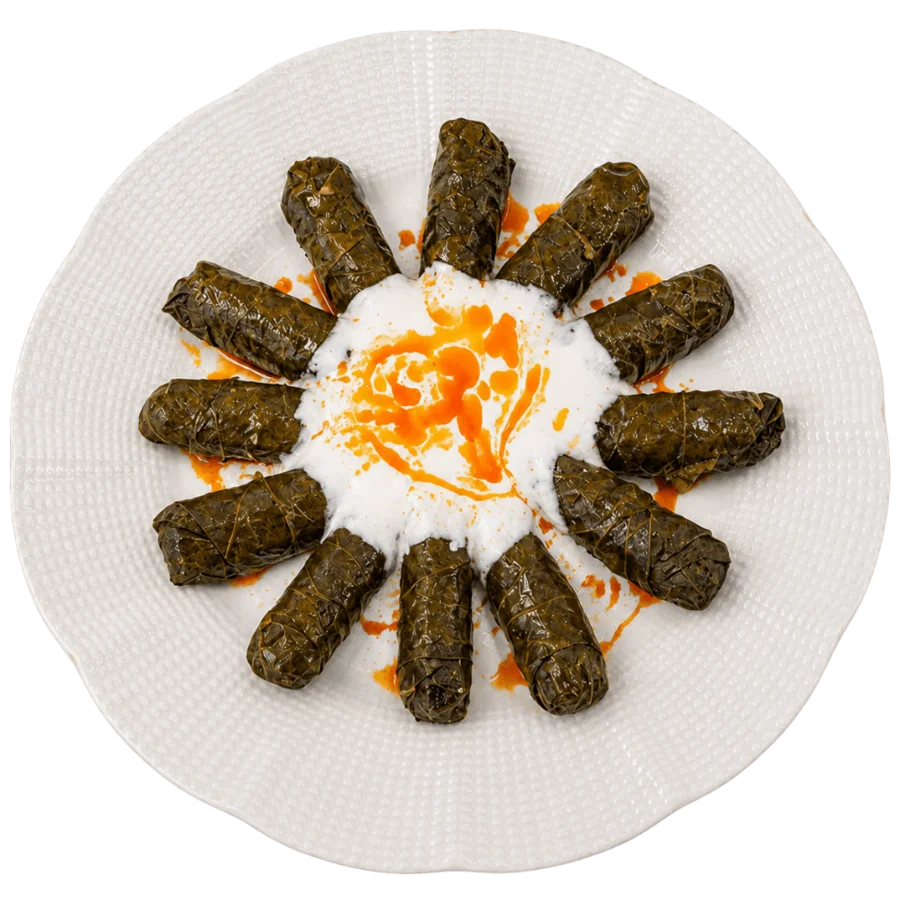 Yoğurtlu yaprak sarma tabağı