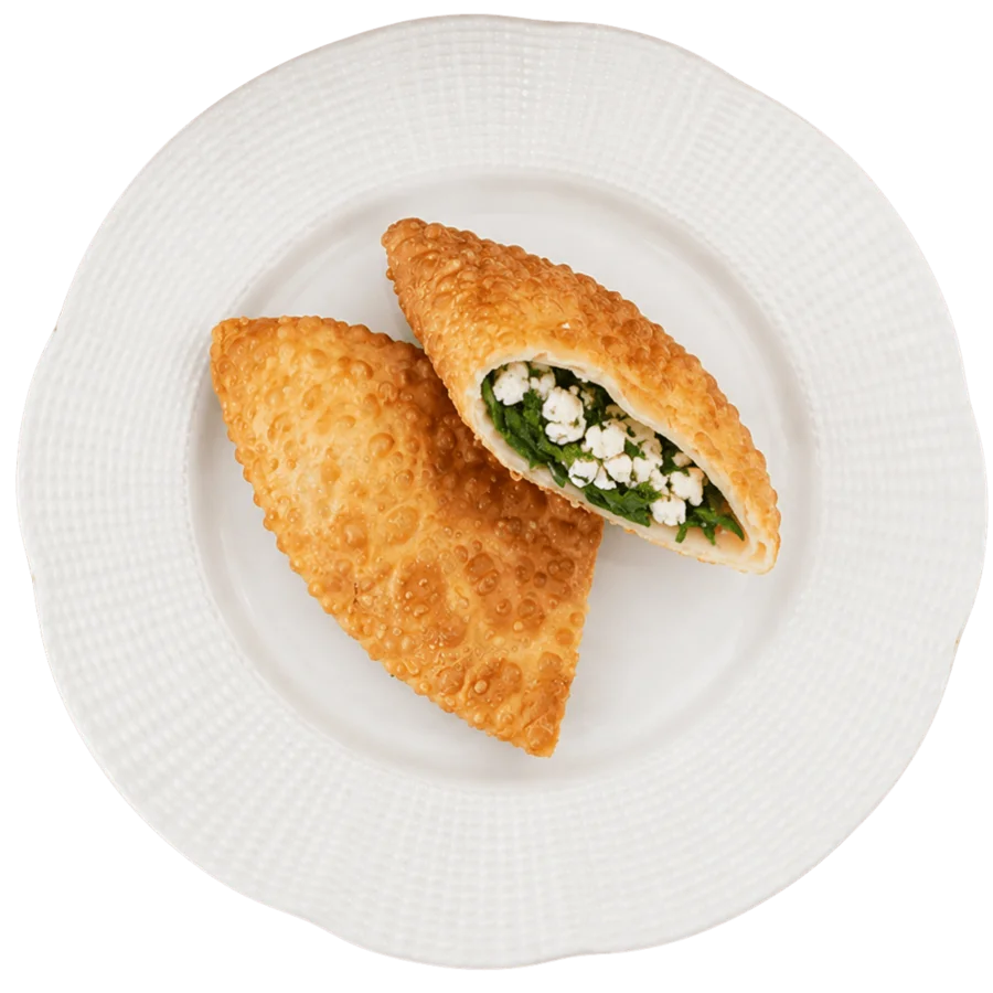 Peynirli çi börek tabağı
